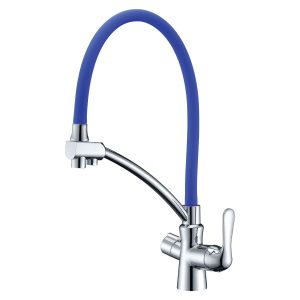 Smesitel Lemark Comfort LM3070C-Blue dlia kukhni s podkliucheniem k filtru s pitevoi vodoi