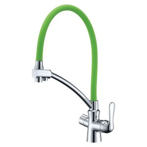 Smesitel Lemark Comfort LM3070C-Green dlia kukhni s podkliucheniem k filtru s pitevoi vodoi