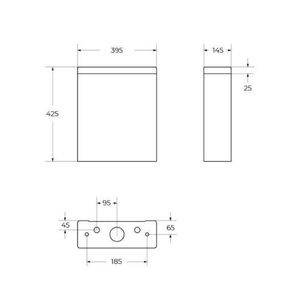 Бачок Belbagno ARDENTE-R BB02093T