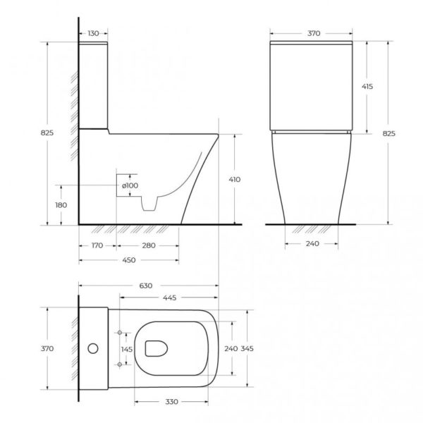 Бачок Belbagno MARMI BB052T