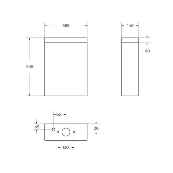 Бачок Belbagno ACQUA BB340T